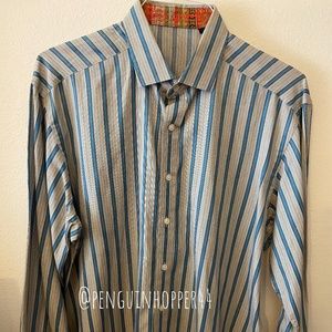 Robert Graham men’s designer dress shirt.